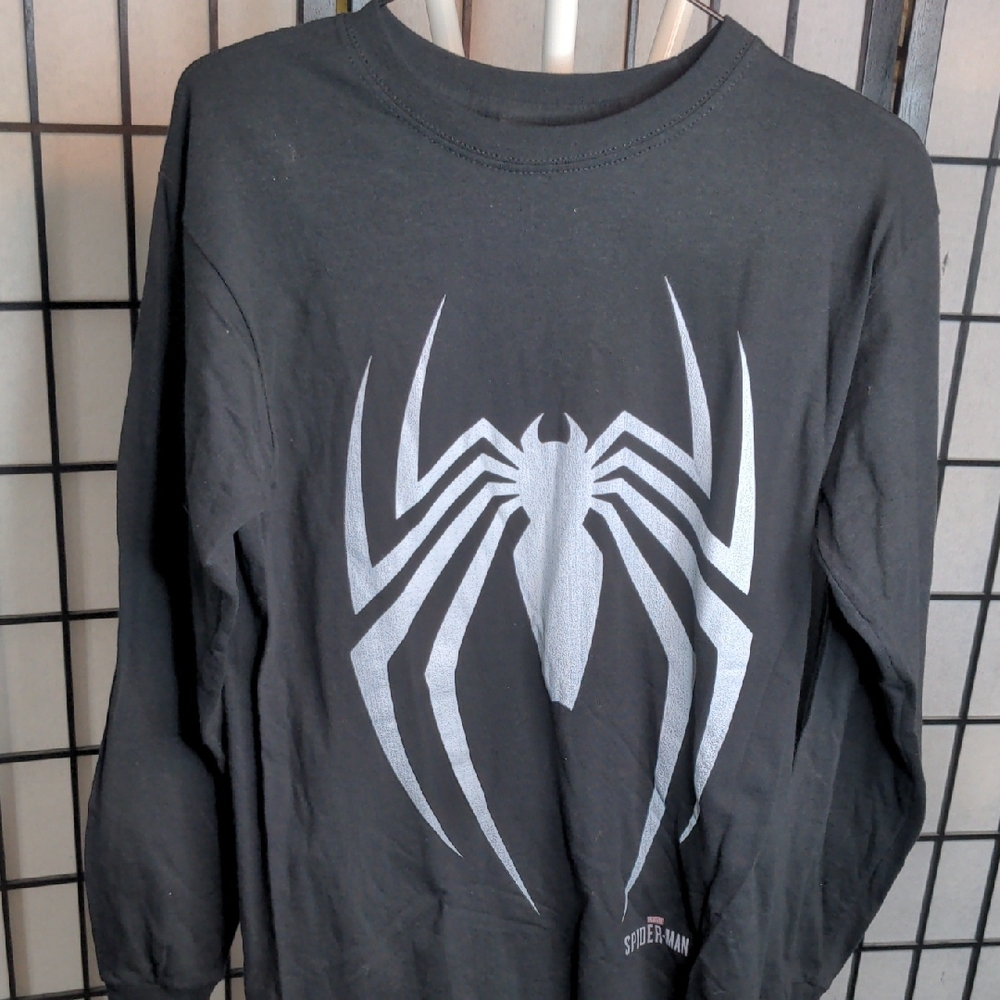 [NWOT] Black Spider-Man Long Sleeve Shirt